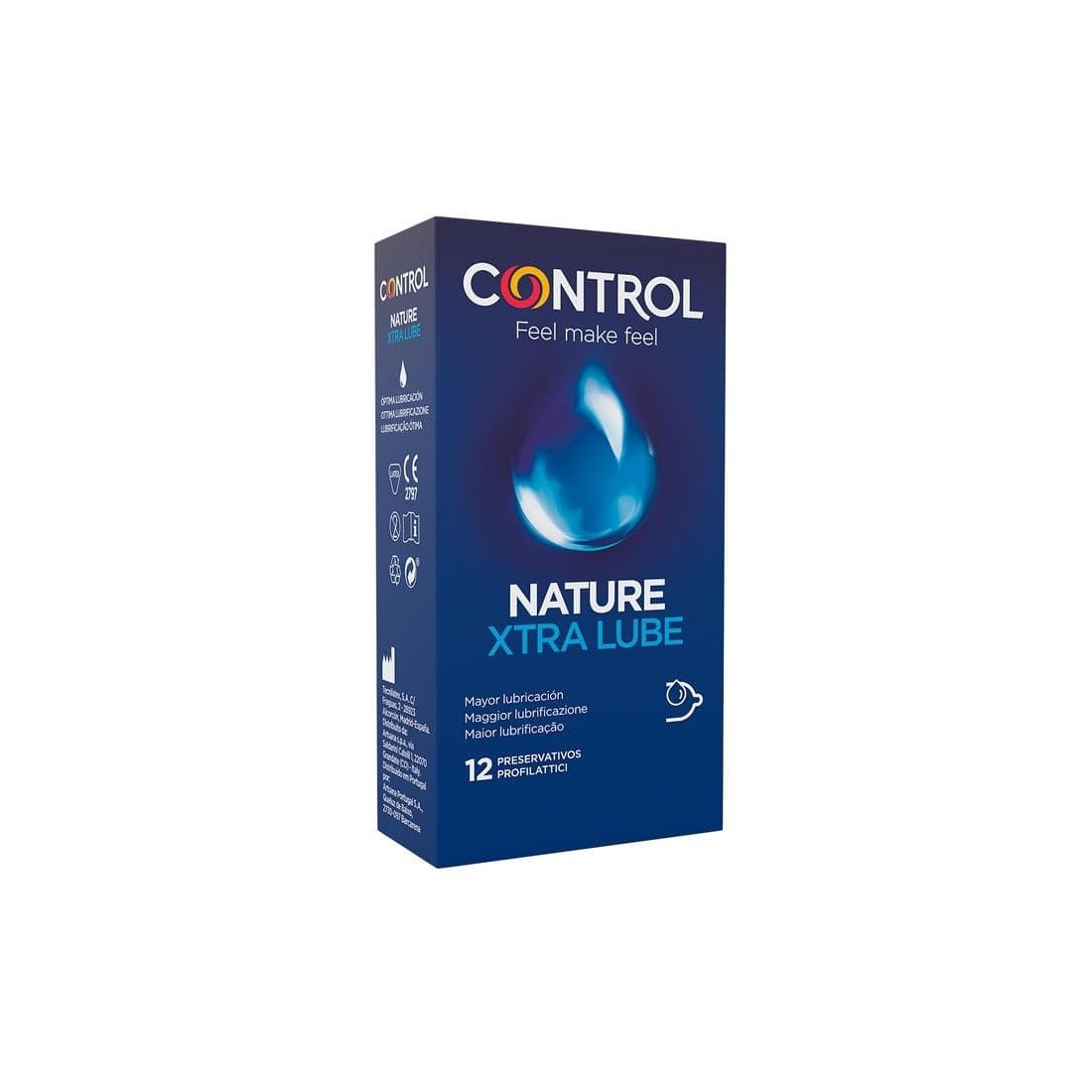Preservativos Control Extra Lube 12 Unidades - PR2010348136