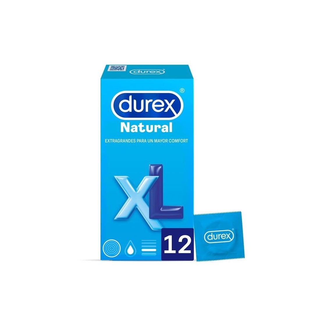 Preservativos Durex Natural Xl 12 Unidades - PR2010323976
